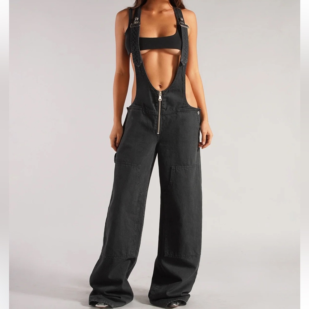 🚫SOLD🚫Revice Denim “The plunge” overalls